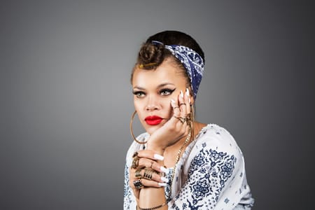 Celebrity retouch sample