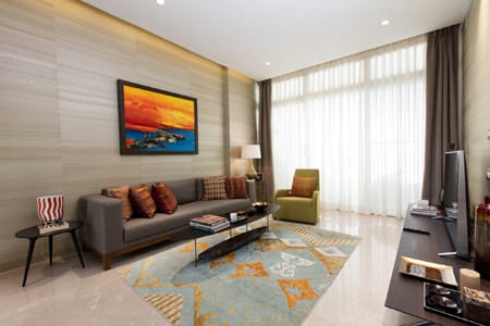 Interior retouch sample
